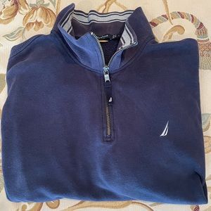 Nautica men’s 1/4 zip pullover excellent conditiin sz large